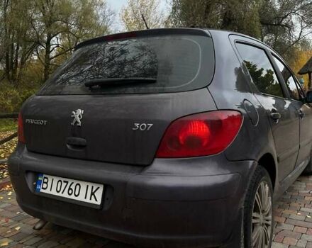 Фиолетовый Пежо 307, объемом двигателя 2.01 л и пробегом 400 тыс. км за 4000 $, фото 3 на Automoto.ua
