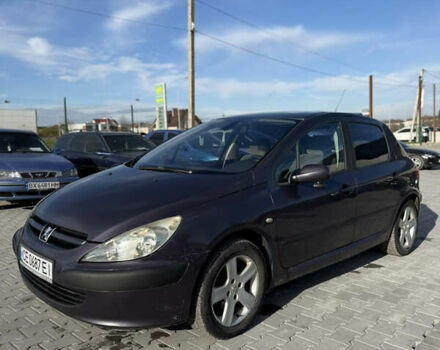 Фіолетовий Пежо 307, об'ємом двигуна 2 л та пробігом 262 тис. км за 3600 $, фото 1 на Automoto.ua