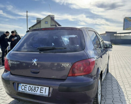 Фіолетовий Пежо 307, об'ємом двигуна 2 л та пробігом 262 тис. км за 3600 $, фото 4 на Automoto.ua