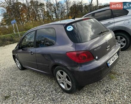 Фіолетовий Пежо 307, об'ємом двигуна 2 л та пробігом 273 тис. км за 2800 $, фото 15 на Automoto.ua
