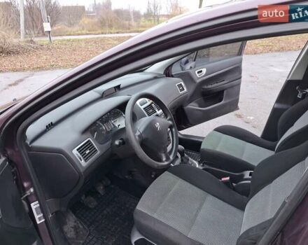 Фиолетовый Пежо 307, объемом двигателя 1.59 л и пробегом 230 тыс. км за 4000 $, фото 10 на Automoto.ua