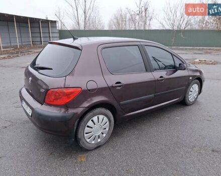 Фиолетовый Пежо 307, объемом двигателя 1.59 л и пробегом 230 тыс. км за 4000 $, фото 5 на Automoto.ua