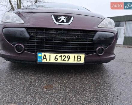 Фиолетовый Пежо 307, объемом двигателя 1.59 л и пробегом 230 тыс. км за 4000 $, фото 1 на Automoto.ua