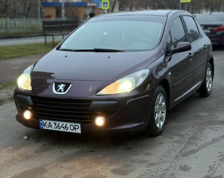 Фіолетовий Пежо 307, об'ємом двигуна 1.59 л та пробігом 183 тис. км за 4500 $, фото 1 на Automoto.ua