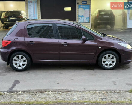 Фіолетовий Пежо 307, об'ємом двигуна 1.59 л та пробігом 183 тис. км за 4500 $, фото 6 на Automoto.ua