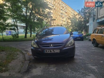 Фиолетовый Пежо 307, объемом двигателя 1.6 л и пробегом 324 тыс. км за 3790 $, фото 1 на Automoto.ua