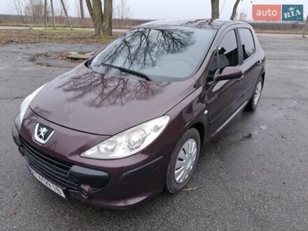 Фиолетовый Пежо 307, объемом двигателя 1.59 л и пробегом 230 тыс. км за 4000 $, фото 1 на Automoto.ua