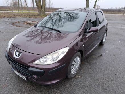 Фиолетовый Пежо 307, объемом двигателя 1.6 л и пробегом 230 тыс. км за 4000 $, фото 1 на Automoto.ua