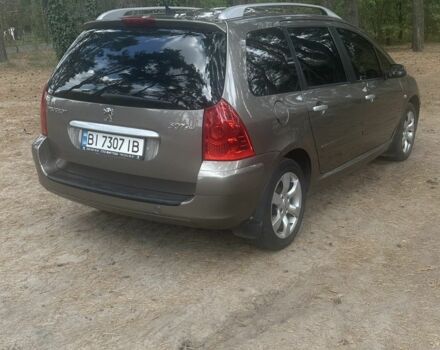 Коричневый Пежо 307, объемом двигателя 2 л и пробегом 123 тыс. км за 5500 $, фото 3 на Automoto.ua
