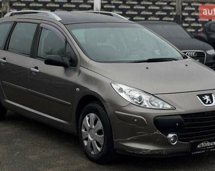 Коричневий Пежо 307, об'ємом двигуна 2 л та пробігом 202 тис. км за 3950 $, фото 1 на Automoto.ua