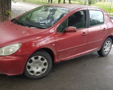 Червоний Пежо 307, об'ємом двигуна 1.6 л та пробігом 380 тис. км за 2300 $, фото 2 на Automoto.ua