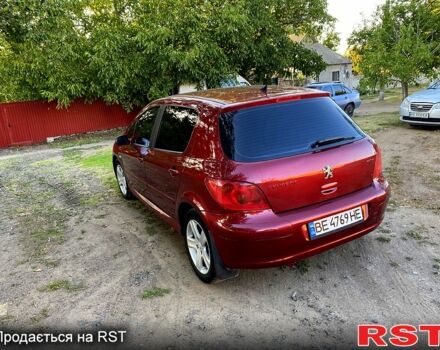 Червоний Пежо 307, об'ємом двигуна 2 л та пробігом 250 тис. км за 3500 $, фото 4 на Automoto.ua