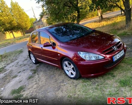 Червоний Пежо 307, об'ємом двигуна 2 л та пробігом 250 тис. км за 3500 $, фото 1 на Automoto.ua