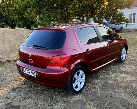 Червоний Пежо 307, об'ємом двигуна 2 л та пробігом 250 тис. км за 3500 $, фото 5 на Automoto.ua