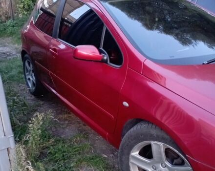 Червоний Пежо 307, об'ємом двигуна 2 л та пробігом 195 тис. км за 3500 $, фото 1 на Automoto.ua