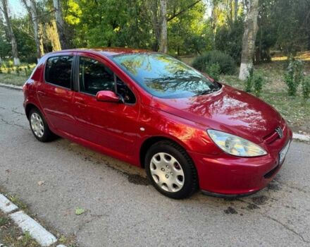 Червоний Пежо 307, об'ємом двигуна 1.6 л та пробігом 210 тис. км за 4200 $, фото 5 на Automoto.ua