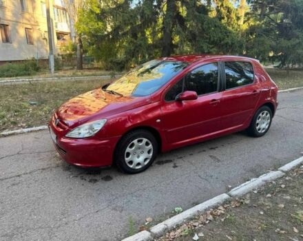 Червоний Пежо 307, об'ємом двигуна 1.6 л та пробігом 210 тис. км за 4200 $, фото 2 на Automoto.ua