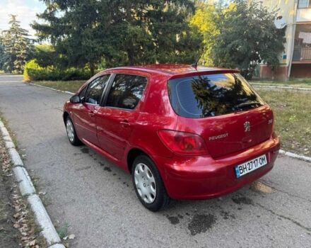 Червоний Пежо 307, об'ємом двигуна 1.6 л та пробігом 210 тис. км за 4200 $, фото 7 на Automoto.ua