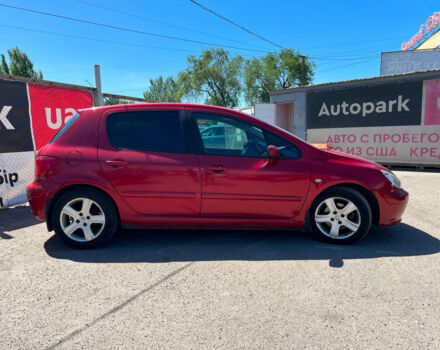 Червоний Пежо 307, об'ємом двигуна 2 л та пробігом 235 тис. км за 4990 $, фото 5 на Automoto.ua