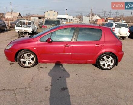 Червоний Пежо 307, об'ємом двигуна 2 л та пробігом 230 тис. км за 3200 $, фото 3 на Automoto.ua
