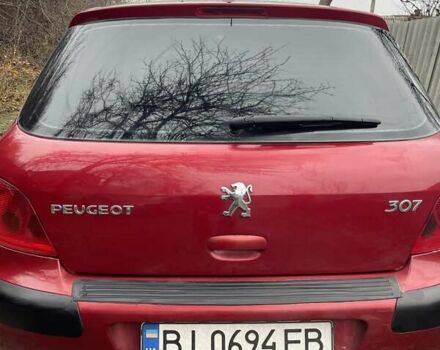 Красный Пежо 307, объемом двигателя 1.4 л и пробегом 199 тыс. км за 2900 $, фото 11 на Automoto.ua