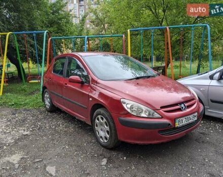 Червоний Пежо 307, об'ємом двигуна 1.4 л та пробігом 277 тис. км за 3000 $, фото 1 на Automoto.ua