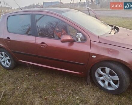 Червоний Пежо 307, об'ємом двигуна 2.02 л та пробігом 270 тис. км за 3450 $, фото 1 на Automoto.ua