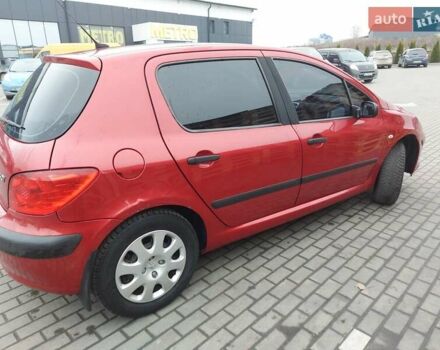 Червоний Пежо 307, об'ємом двигуна 1.4 л та пробігом 184 тис. км за 3350 $, фото 3 на Automoto.ua