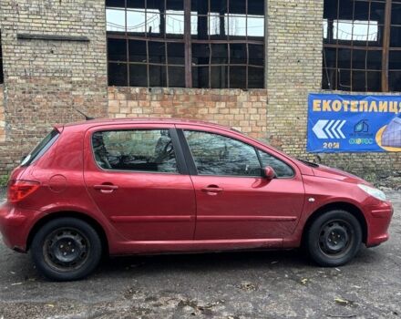 Красный Пежо 307, объемом двигателя 2 л и пробегом 111 тыс. км за 3200 $, фото 5 на Automoto.ua