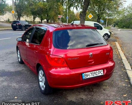 Красный Пежо 307, объемом двигателя 2 л и пробегом 215 тыс. км за 4299 $, фото 3 на Automoto.ua