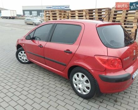 Червоний Пежо 307, об'ємом двигуна 1.4 л та пробігом 184 тис. км за 3350 $, фото 4 на Automoto.ua