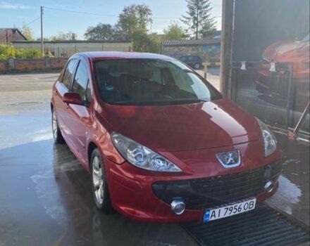 Червоний Пежо 307, об'ємом двигуна 2 л та пробігом 220 тис. км за 1350 $, фото 3 на Automoto.ua