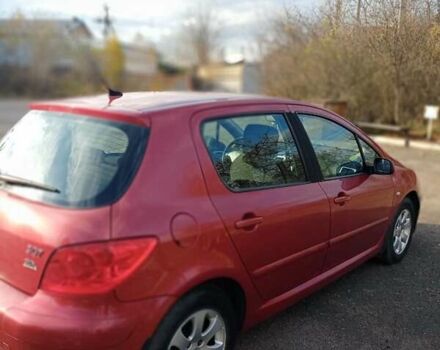 Червоний Пежо 307, об'ємом двигуна 1.59 л та пробігом 105 тис. км за 5000 $, фото 3 на Automoto.ua