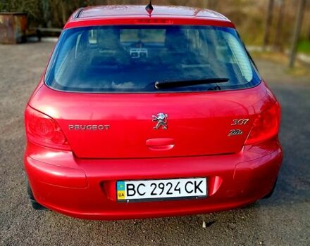 Червоний Пежо 307, об'ємом двигуна 1.6 л та пробігом 105 тис. км за 5000 $, фото 2 на Automoto.ua