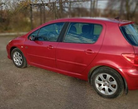 Червоний Пежо 307, об'ємом двигуна 1.59 л та пробігом 105 тис. км за 5000 $, фото 6 на Automoto.ua