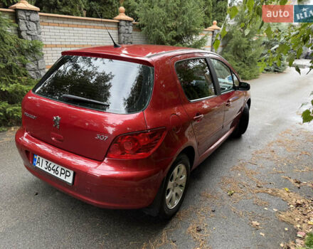 Красный Пежо 307, объемом двигателя 1.59 л и пробегом 201 тыс. км за 4900 $, фото 4 на Automoto.ua