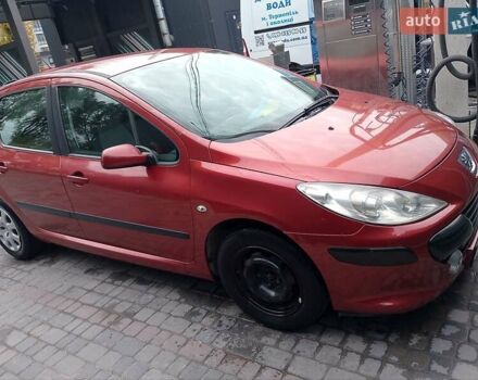 Пежо 307 2006 в Тернополе на Automoto.ua Красный Пежо 307, объемом двигателя 1.59 л и пробегом 162 тыс. км за 3500 $, фото 6 на Automoto.ua
