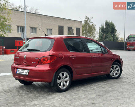 Красный Пежо 307, объемом двигателя 2 л и пробегом 189 тыс. км за 4500 $, фото 7 на Automoto.ua
