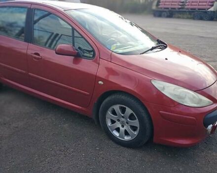 Червоний Пежо 307, об'ємом двигуна 1.59 л та пробігом 105 тис. км за 5000 $, фото 7 на Automoto.ua