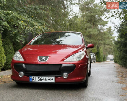 Красный Пежо 307, объемом двигателя 1.59 л и пробегом 201 тыс. км за 4900 $, фото 1 на Automoto.ua