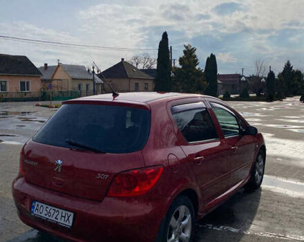 Червоний Пежо 307, об'ємом двигуна 1.59 л та пробігом 187 тис. км за 4990 $, фото 5 на Automoto.ua