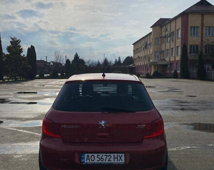 Червоний Пежо 307, об'ємом двигуна 1.59 л та пробігом 187 тис. км за 4990 $, фото 4 на Automoto.ua