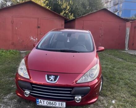 Червоний Пежо 307, об'ємом двигуна 2 л та пробігом 225 тис. км за 4000 $, фото 1 на Automoto.ua