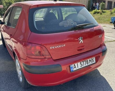 Червоний Пежо 307, об'ємом двигуна 1.6 л та пробігом 208 тис. км за 4000 $, фото 2 на Automoto.ua