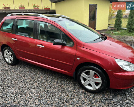 Червоний Пежо 307, об'ємом двигуна 2 л та пробігом 320 тис. км за 2100 $, фото 1 на Automoto.ua