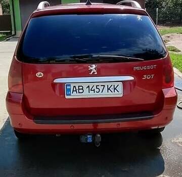 Красный Пежо 307, объемом двигателя 1.6 л и пробегом 286 тыс. км за 3600 $, фото 10 на Automoto.ua