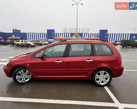 Красный Пежо 307, объемом двигателя 2 л и пробегом 253 тыс. км за 3400 $, фото 2 на Automoto.ua