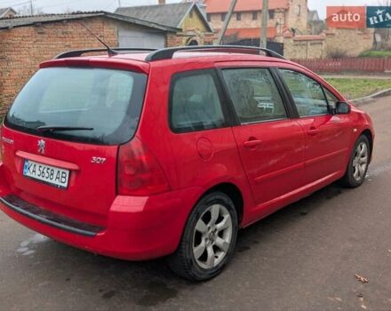 Красный Пежо 307, объемом двигателя 1.59 л и пробегом 350 тыс. км за 3650 $, фото 10 на Automoto.ua