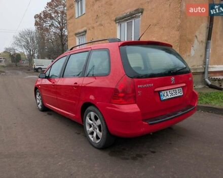 Красный Пежо 307, объемом двигателя 1.59 л и пробегом 350 тыс. км за 3650 $, фото 14 на Automoto.ua