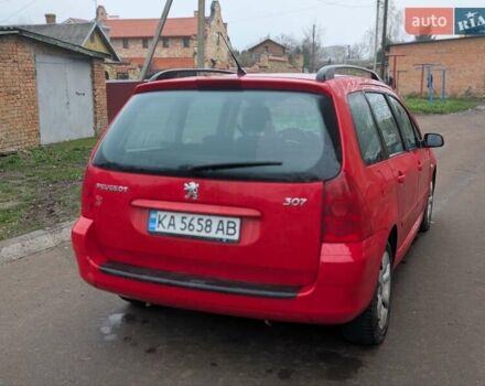 Красный Пежо 307, объемом двигателя 1.59 л и пробегом 350 тыс. км за 3650 $, фото 11 на Automoto.ua